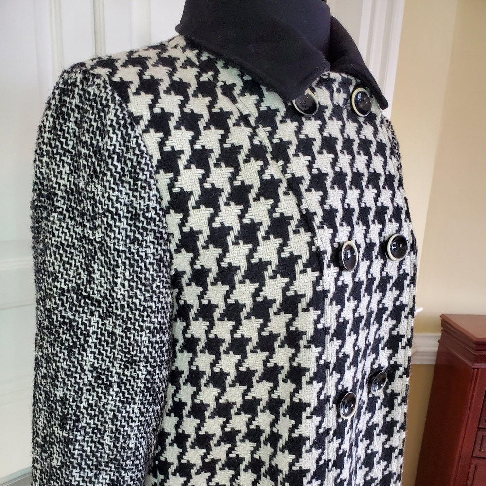 Express Multi Pattern Houndstooth Coat - image 3